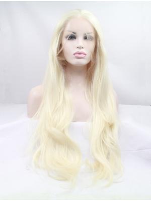Blonde Wavy Long Ideal Wigs Lace Front