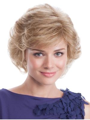 Sleek 9 Inches Synthetic Wavy Chin Length Classical Wigs