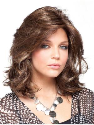 Shoulder Length Curly Convenient 13 Inches Wigs