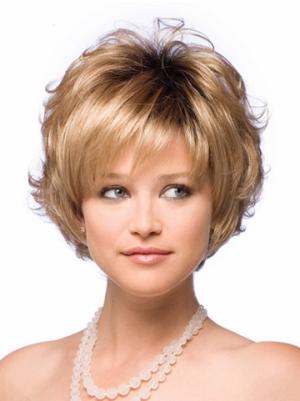Durable Layered Blonde 7 Inches Wigs