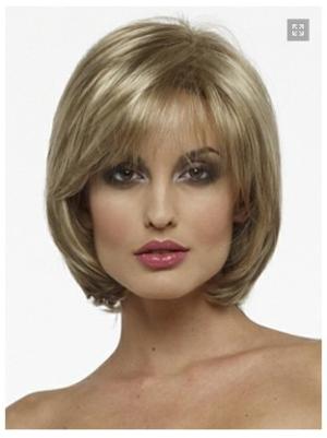Blonde 10 Inches Chin Length Straight Capless Bob Hairstyles